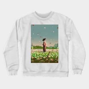 Samurai flower Crewneck Sweatshirt